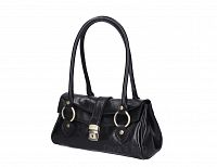 Borsa a spalla in pelle vacchetta PAOLINA