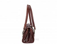 Borsa a spalla in pelle vacchetta PAOLINA